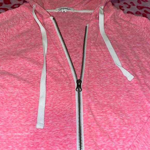 Pink vintage Aeropostale zip up jacket - Picture 2 of 4